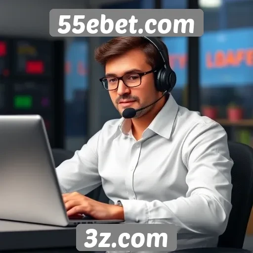 Suporte ao cliente e atendimento no 55ebet.com