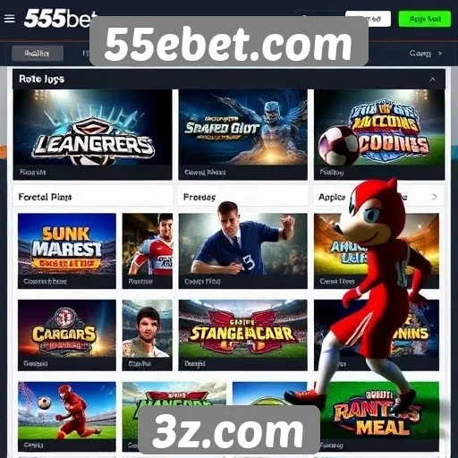 Principais jogos disponíveis no 55ebet