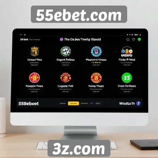 Análise de funcionalidades do site 55ebet